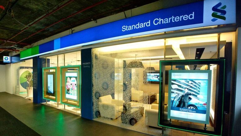 سٹینڈرڈ چارٹرڈ بینک کے منافع میں گزشتہ سہ ماہی کے دوران 50.92 فیصد  اضافہ