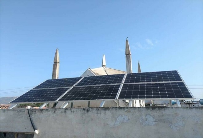خیبرپختونخوا میں مساجد کو شمسی توانائی فراہم کی جائے گی