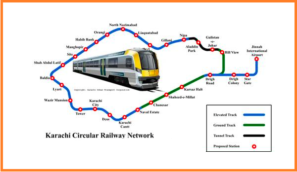 کراچی سرکلر ریلوے کے فلائی اوور، انڈر پاس بنانے کیلئے 20.71 ارب کا منصوبہ ایکنک کے سپرد